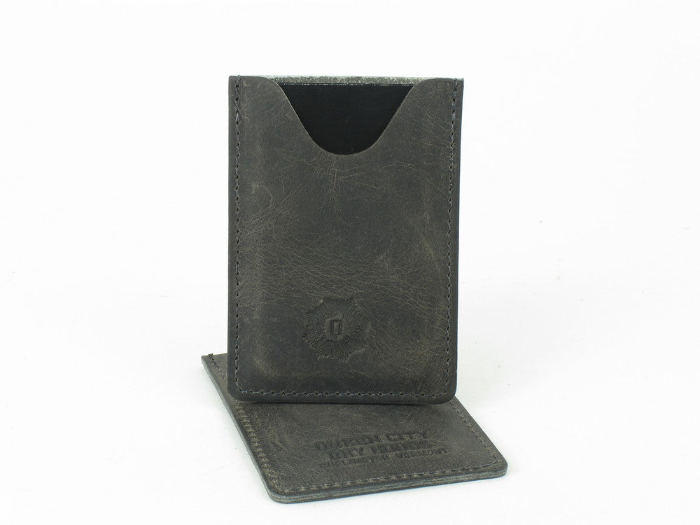Leather Card Case - Vertical by Queen City Footwear