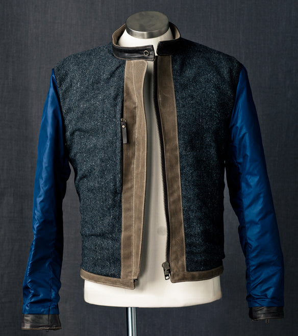 Waxed Canvas Racer Jacket by Queen City Footwear