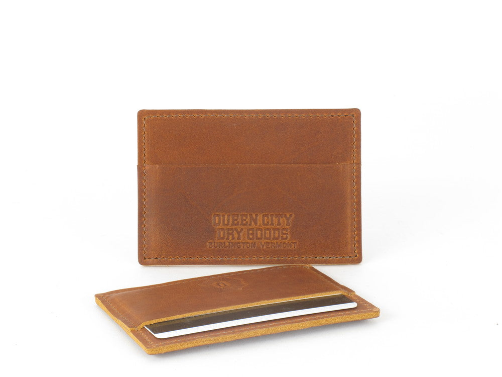Leather Card Case - Horizontal by Queen City Footwear
