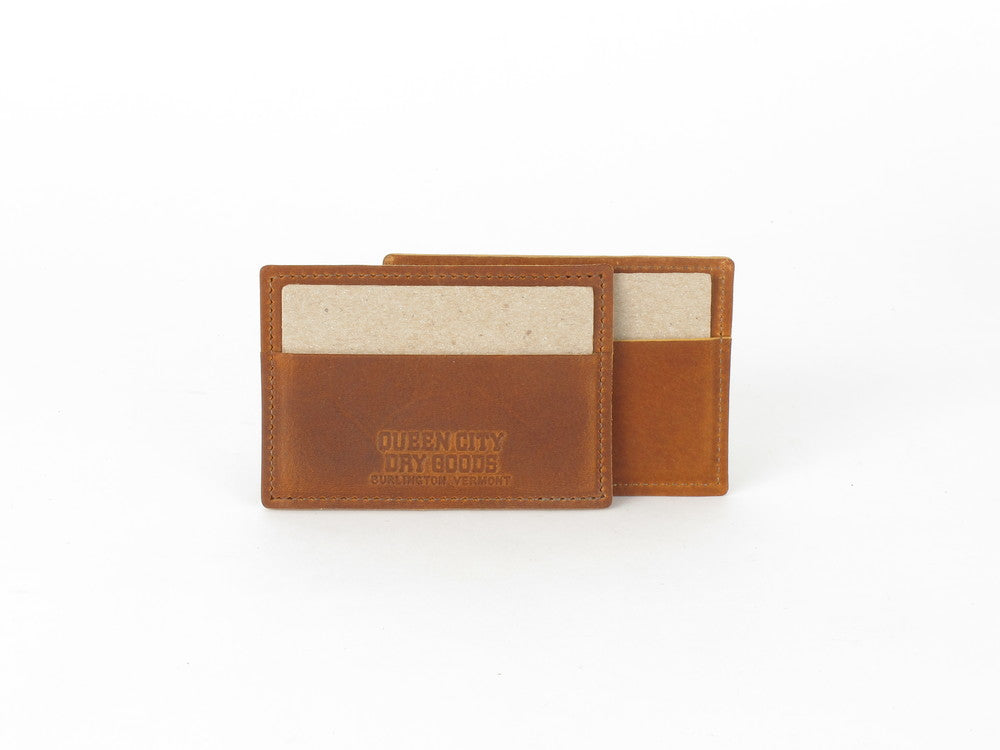 Leather Card Case - Horizontal by Queen City Footwear