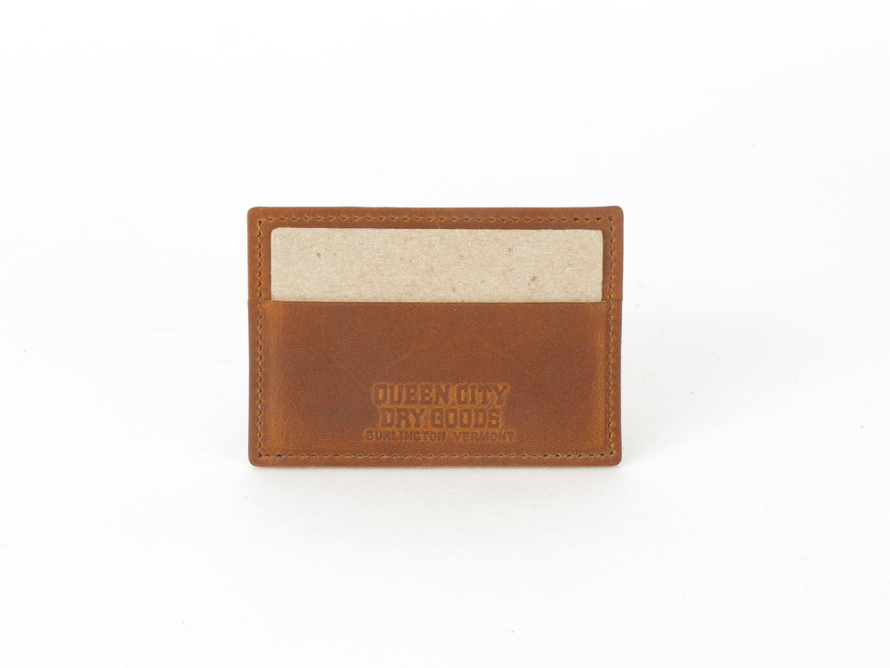 Leather Card Case - Horizontal by Queen City Footwear
