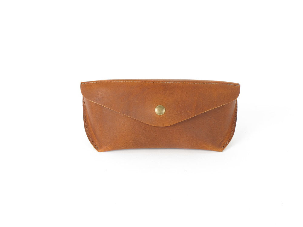Leather Sunglasses Case by Queen City Footwear