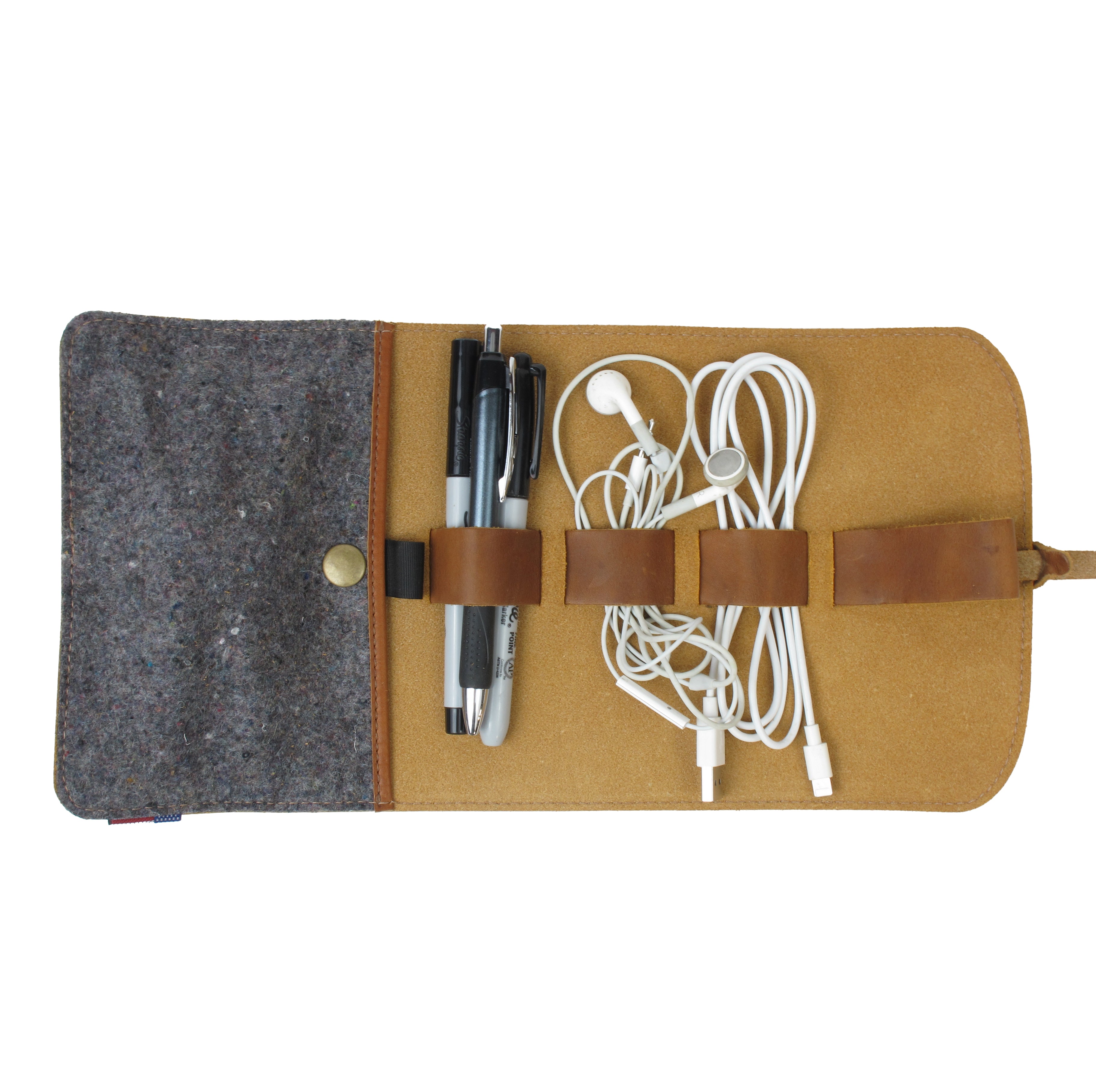 Leather Tool & Accessory Roll by Queen City Footwear