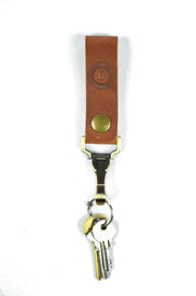 Leather Key Fob by Queen City Footwear
