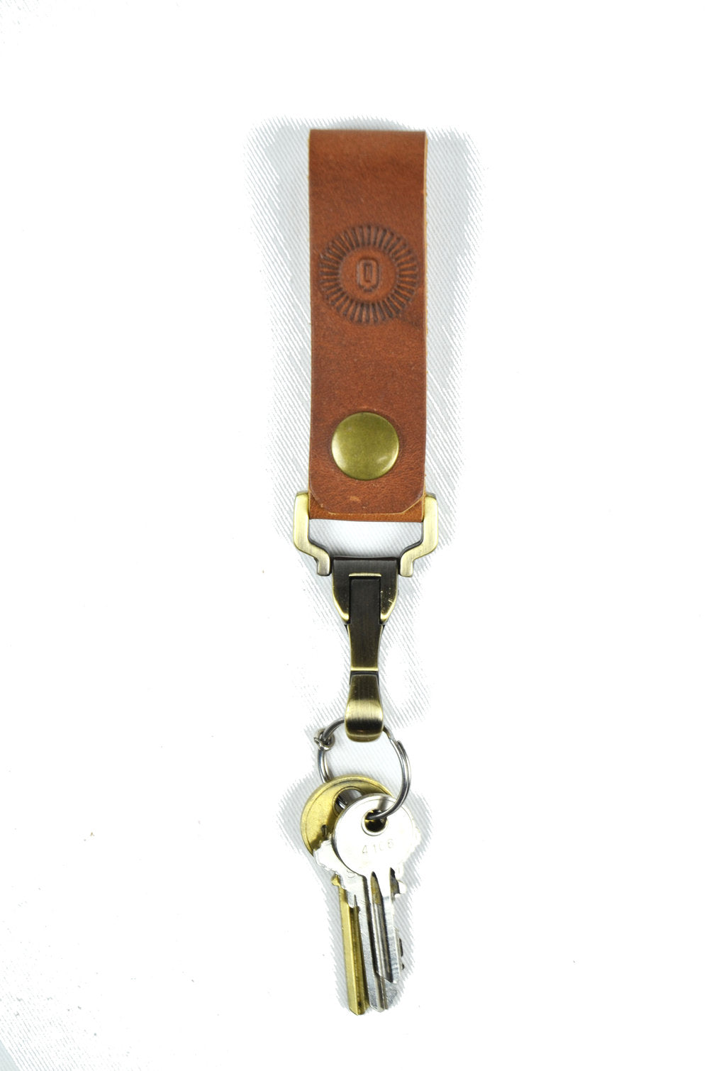 Leather Key Fob by Queen City Footwear