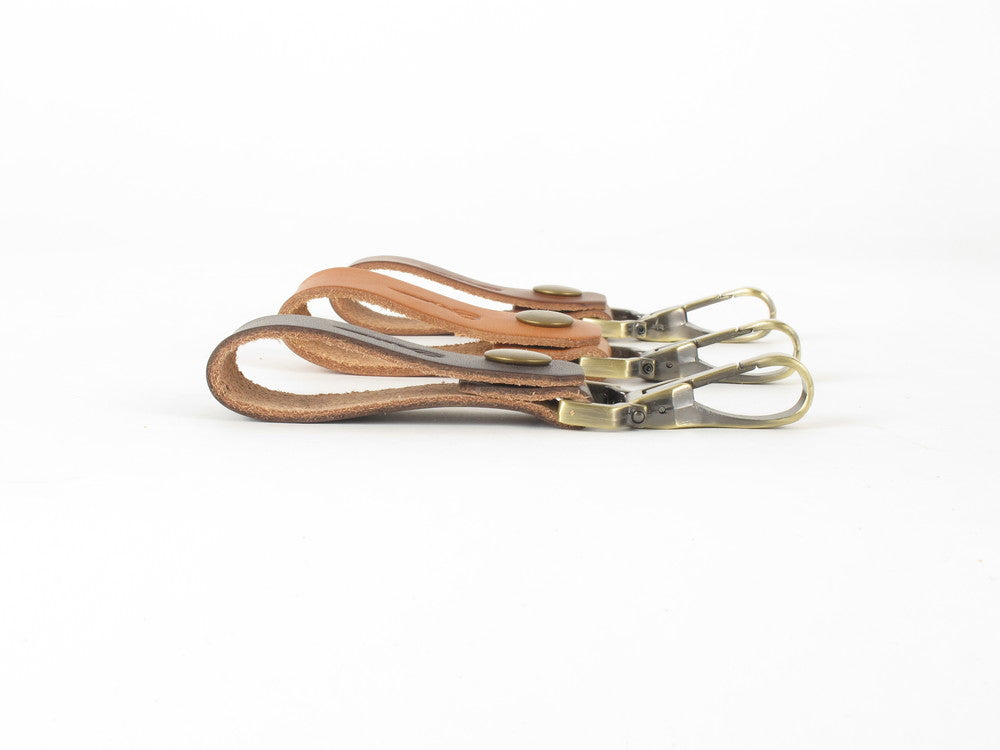 Leather Key Fob by Queen City Footwear