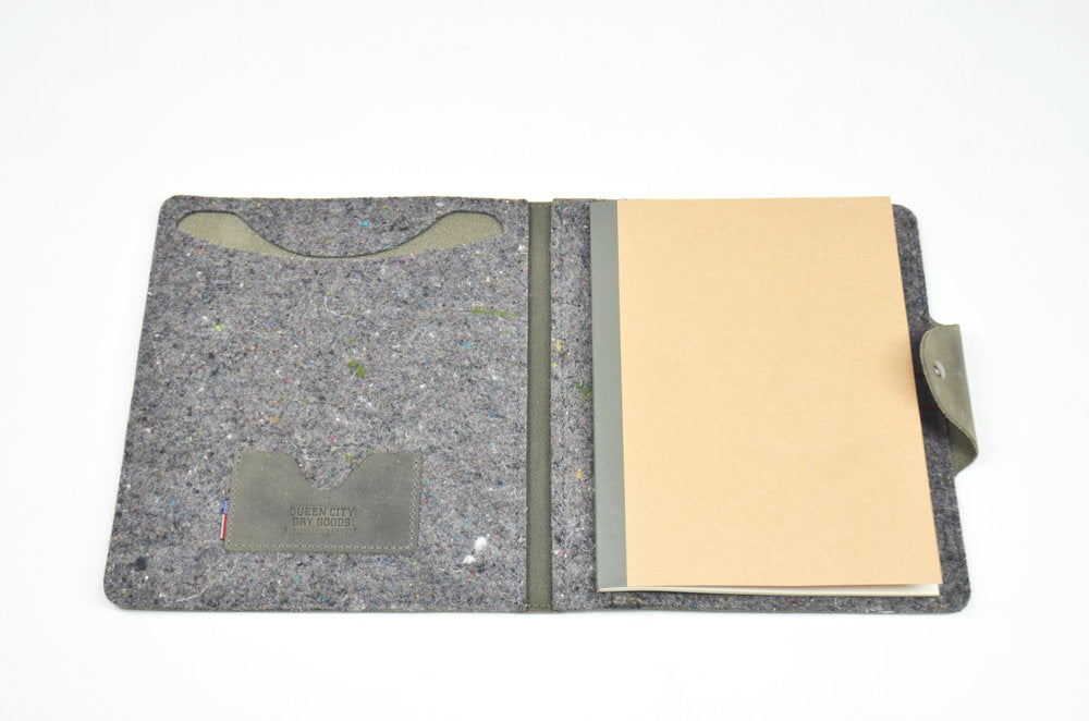 Leather iPad Folio by Queen City Footwear