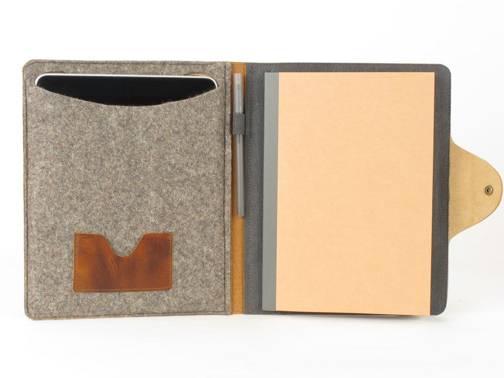 Leather iPad Folio by Queen City Footwear
