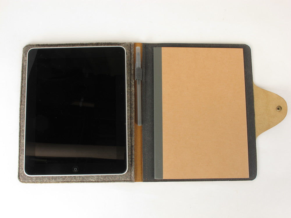 Leather iPad Folio by Queen City Footwear