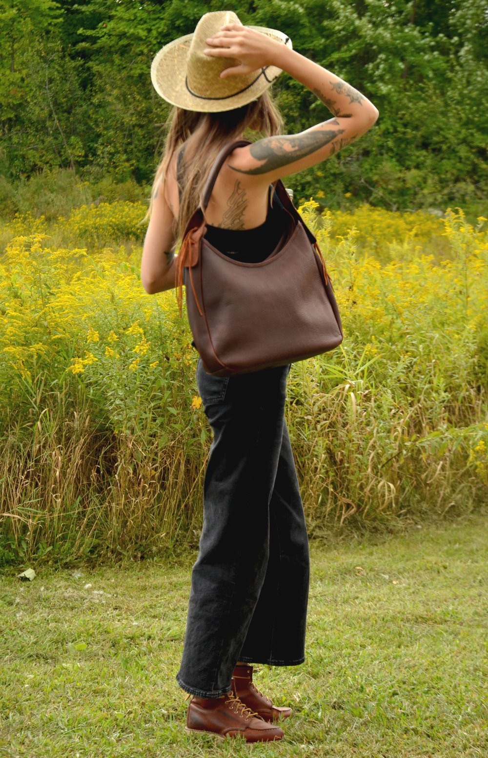 Women's Vagabond Hobo Bag by Queen City Footwear