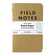 Field Notes 3-pack, Lined by Queen City Footwear