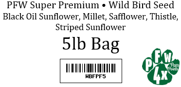 5# PFW Super Premium Wild Bird Food Mix by Pet Food Warehouse