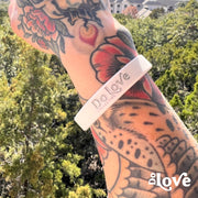 Love is a Verb Wristband by Do Love Collective