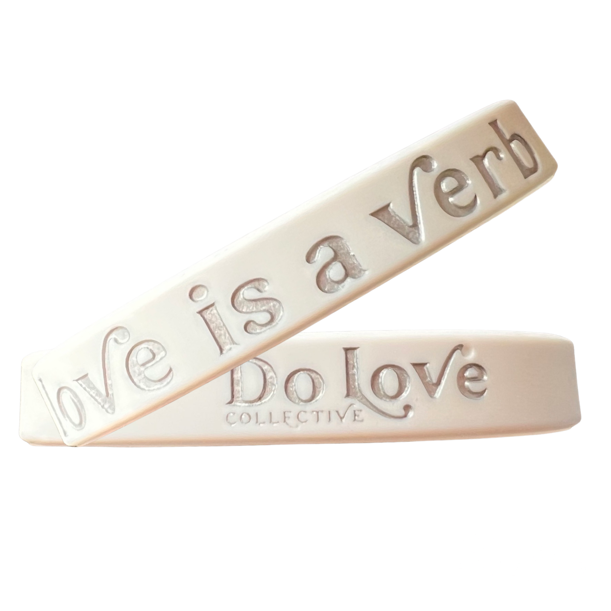 Love is a Verb Wristband by Do Love Collective