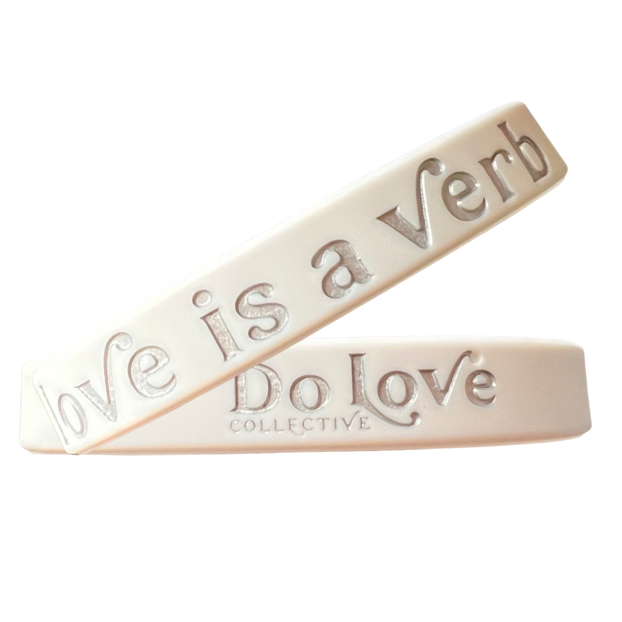 Love is a Verb Wristband by Do Love Collective