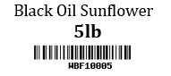 Black Oil Sunflower Bird Seed 5lb by Pet Food Warehouse