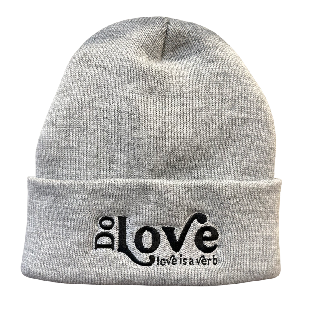 Do Love Gray Beanie by Do Love Collective