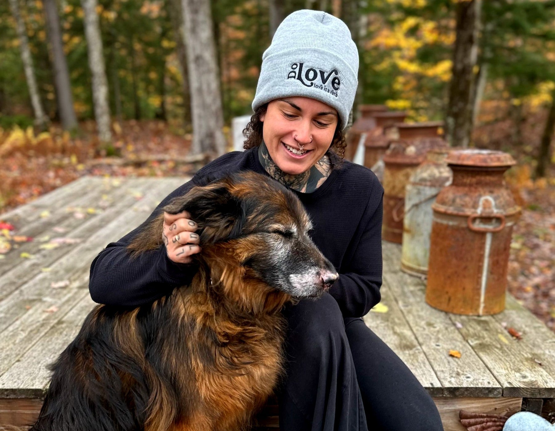 Do Love Gray Beanie by Do Love Collective