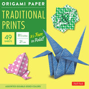 Origami Paper Traditional Prints : Assorted Double