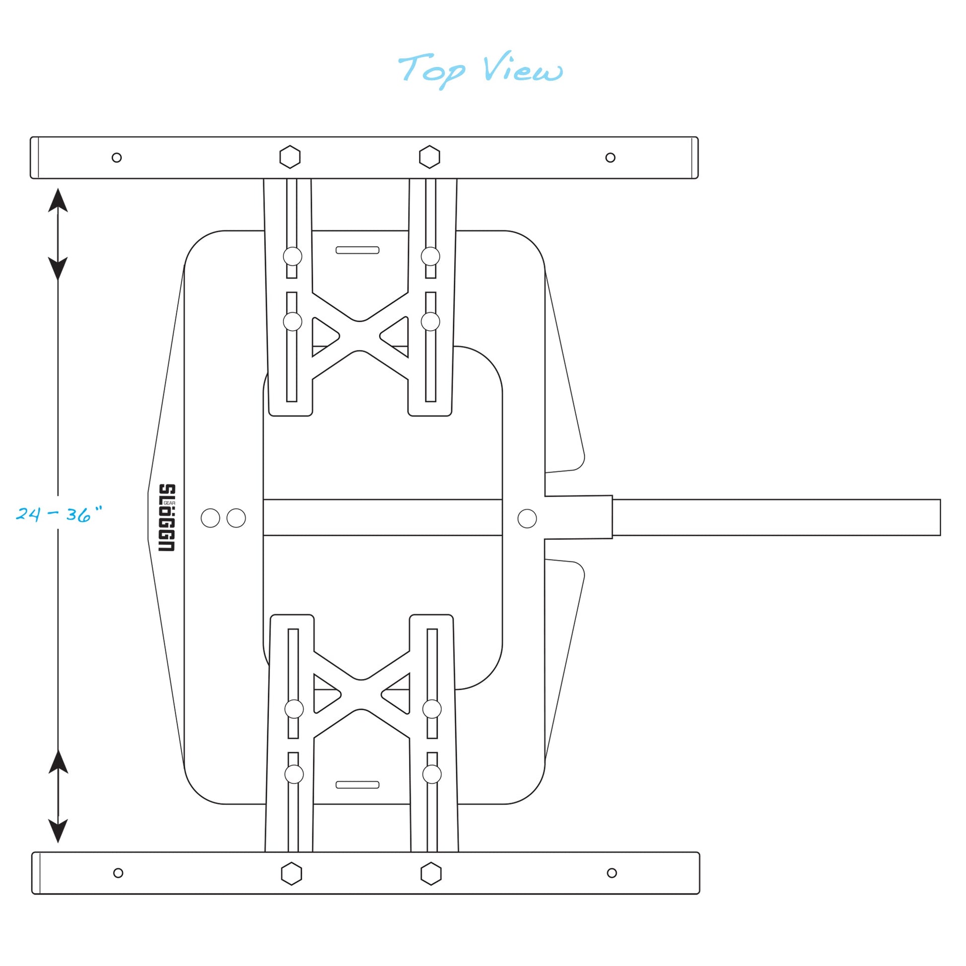 Roof-2-Hitch Rack by Sloggn Gear Company