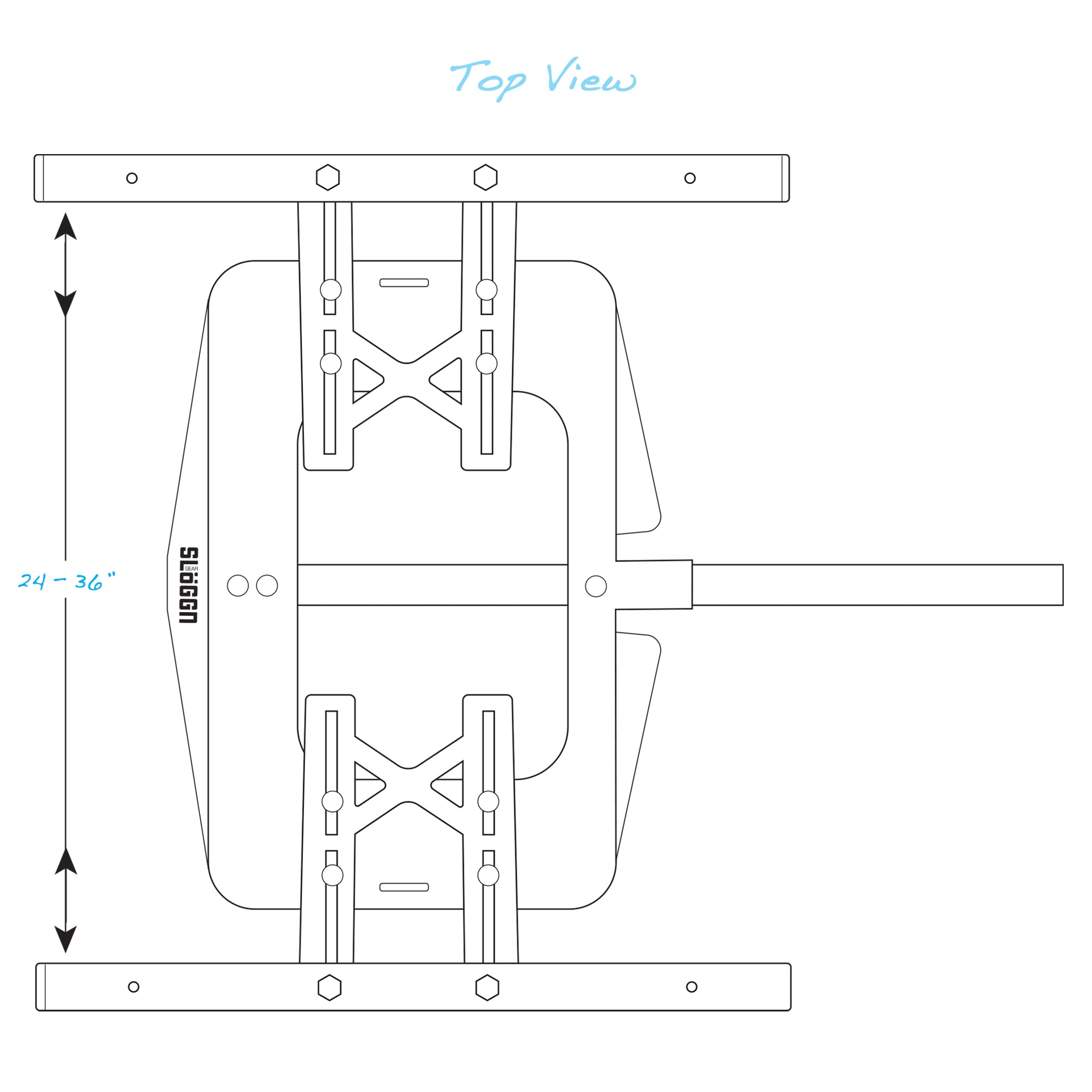 Roof-2-Hitch Rack by Sloggn Gear Company