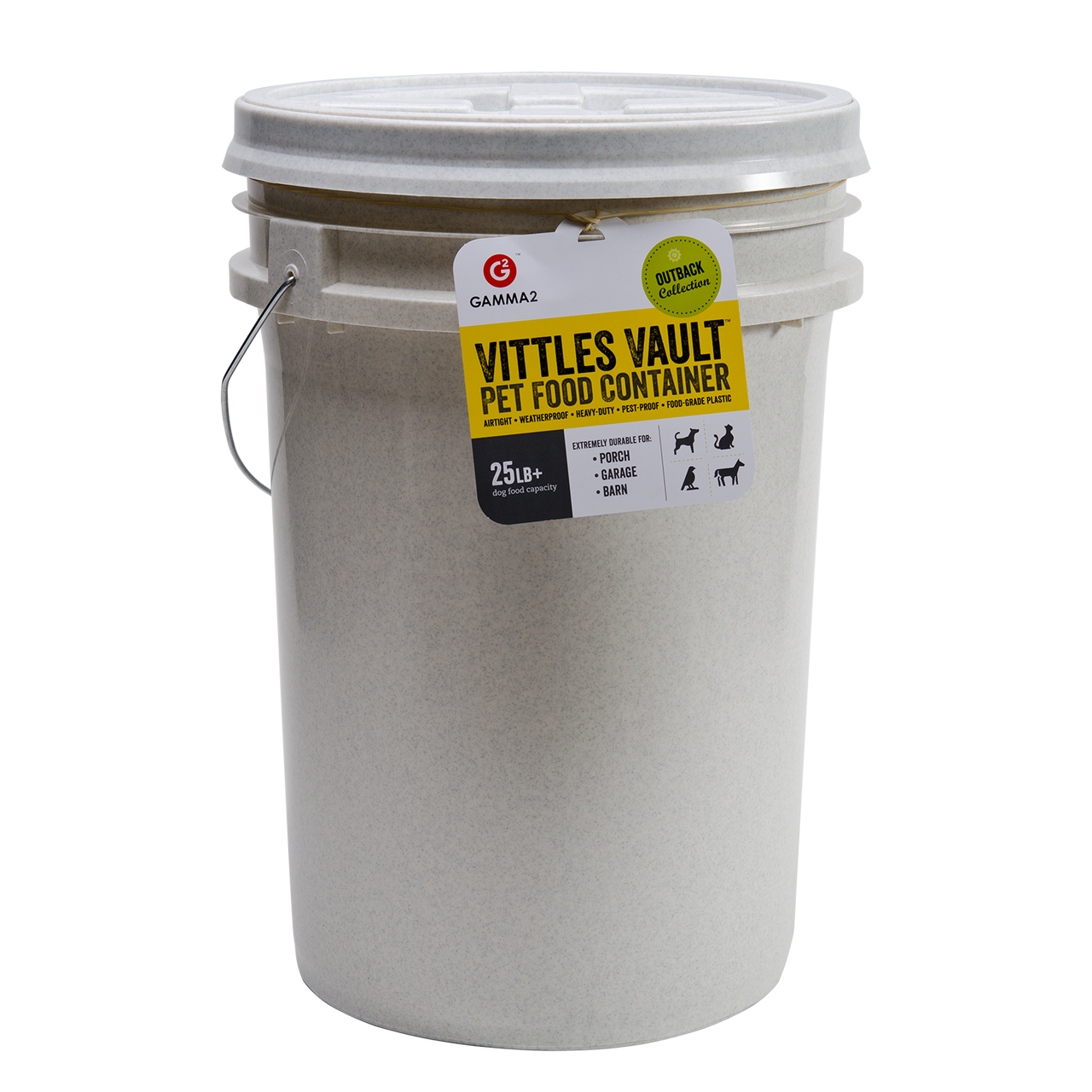 Gamma Vittle Vault Outback 20 Bucket by Pet Food Warehouse