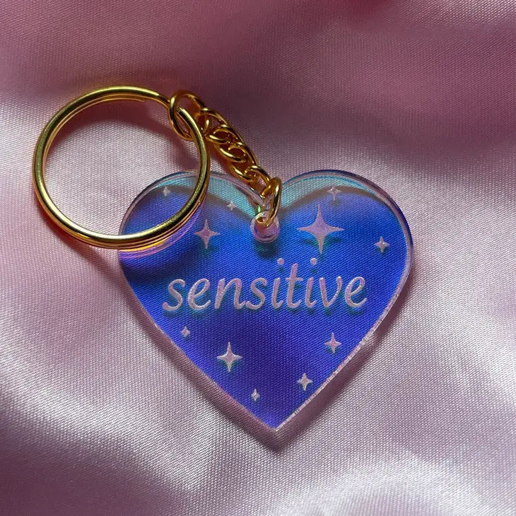 Iridescent Acrylic Keychain