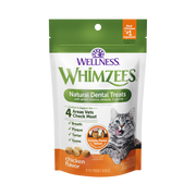 Whimzees Cat Dental Treats Chicken 2oz by Pet Food Warehouse