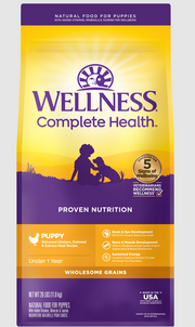 Wellness Complete Health Puppy Chicken & Oatmeal Salmon 26lb by Pet Food Warehouse