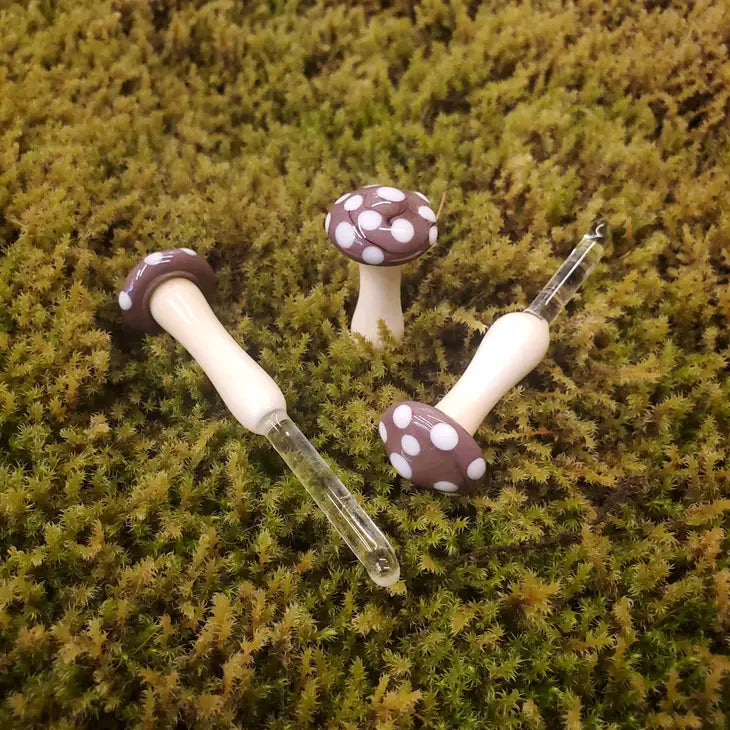 Mushroom Glass Plant Spike