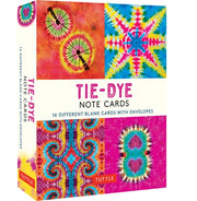 TIE-DYE NOTE CARDS 16 Different Blank Cards & Envelopes