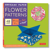 Origami Paper 6 3/4 17 cm Flower Patterns 48 Sheet