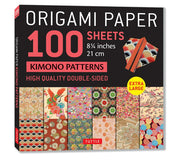 Origami Paper 100 sheets Kimono Patterns 8 1/4 21