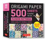 Origami Paper 500 sheets Flower Patterns 4 10 cm T