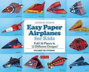 Easy Paper Airplanes for Kids Kit: Fold 36 Paper P