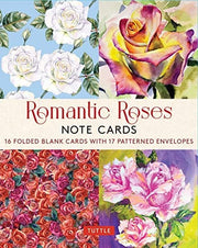 Romantic Roses, 16 Note Cards: 8 illustrations of