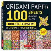 Origami Paper 100 Sheets Bright Flowers 6