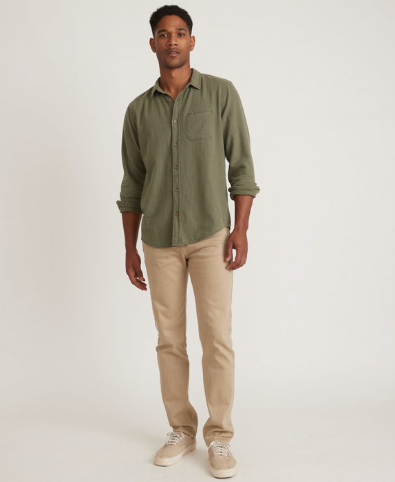 Marine Layer 5 Pocket Pant Slim Fit - Khaki