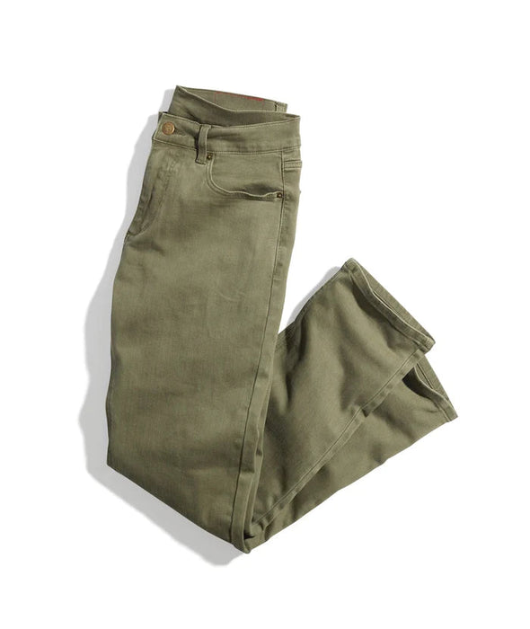 Marine Layer 5 Pocket Pant Slim Fit - Thyme