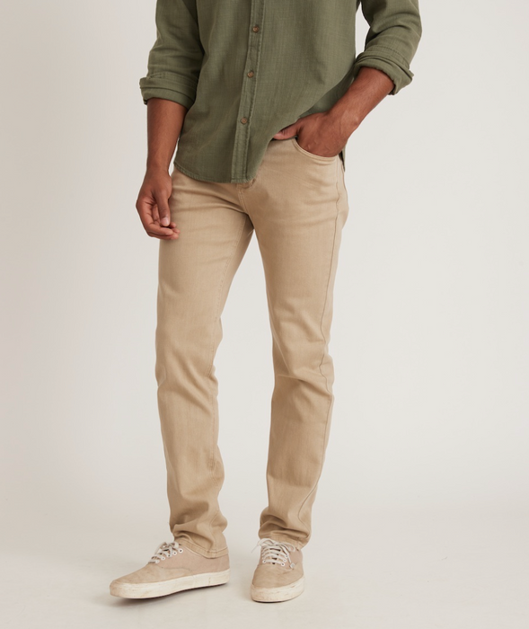 Marine Layer 5 Pocket Pant Slim Fit - Khaki