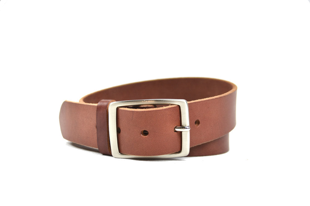 Men's Leather Belt - Size 36 by Queen City Footwear