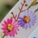 Summer Floral Embroidered Headband