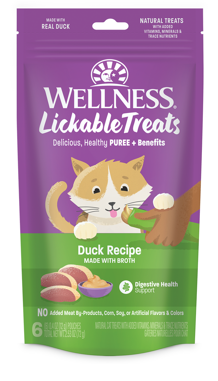 Wellness Lickable Treat Duck 2.5oz by Pet Food Warehouse