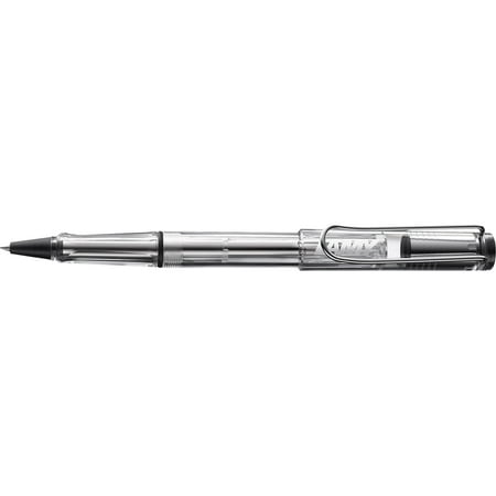 Lamy L312 Safari Rollerball Pen  Stick  Medium  Black Ink  Vista Transparent/black Barrel