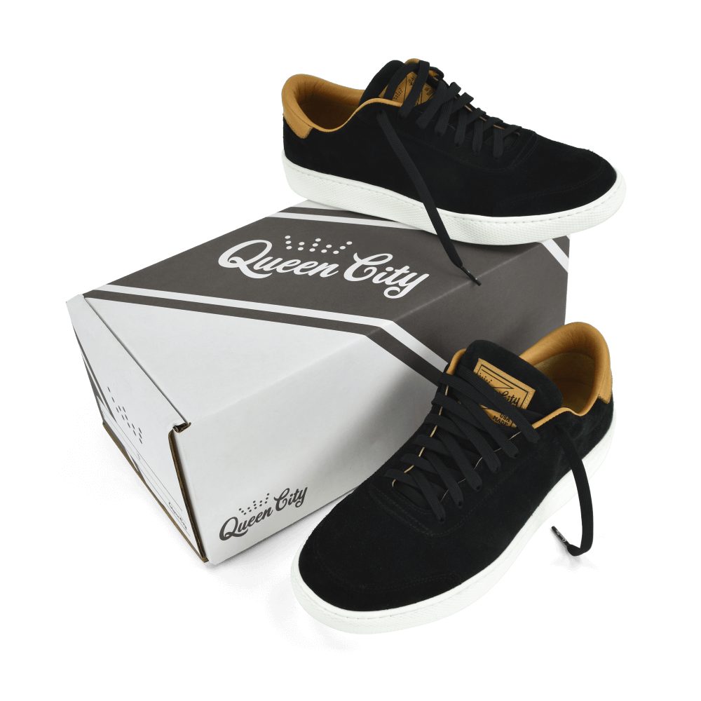 Hardwick 002 - Black/Tan by Queen City Footwear