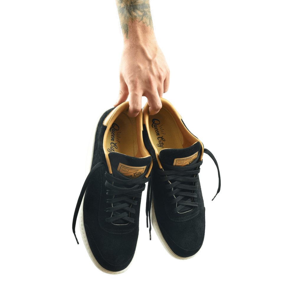 Hardwick 002 - Black/Tan by Queen City Footwear