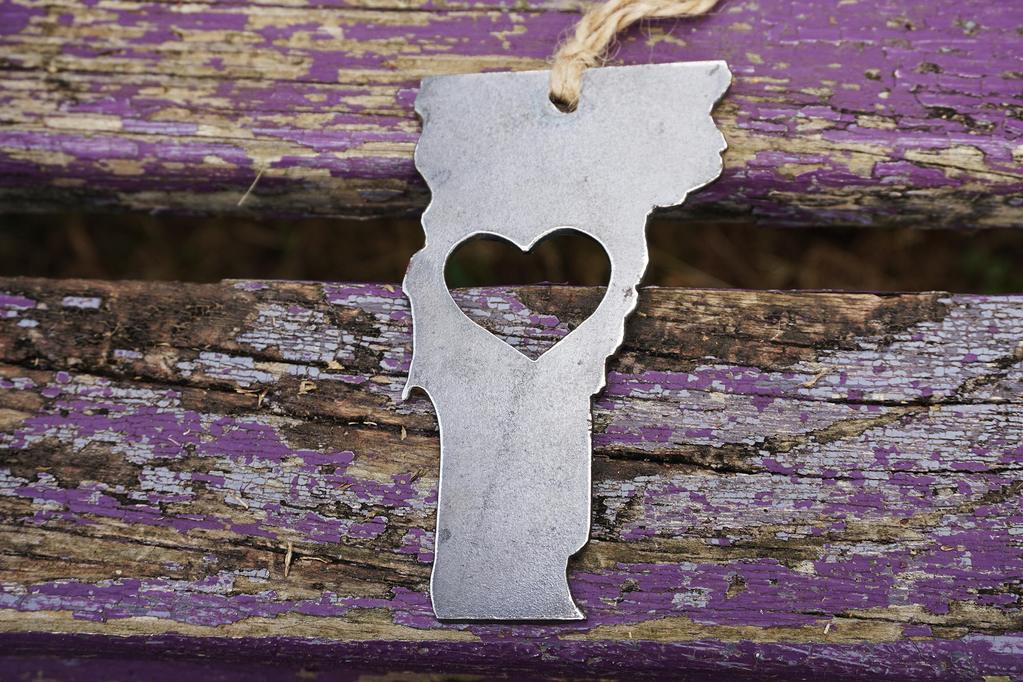 Recycled Steel Metal Ornament