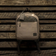 Will Leather Goods Commuter Collection Backpack - Charcoal/Black by Harbour Thread