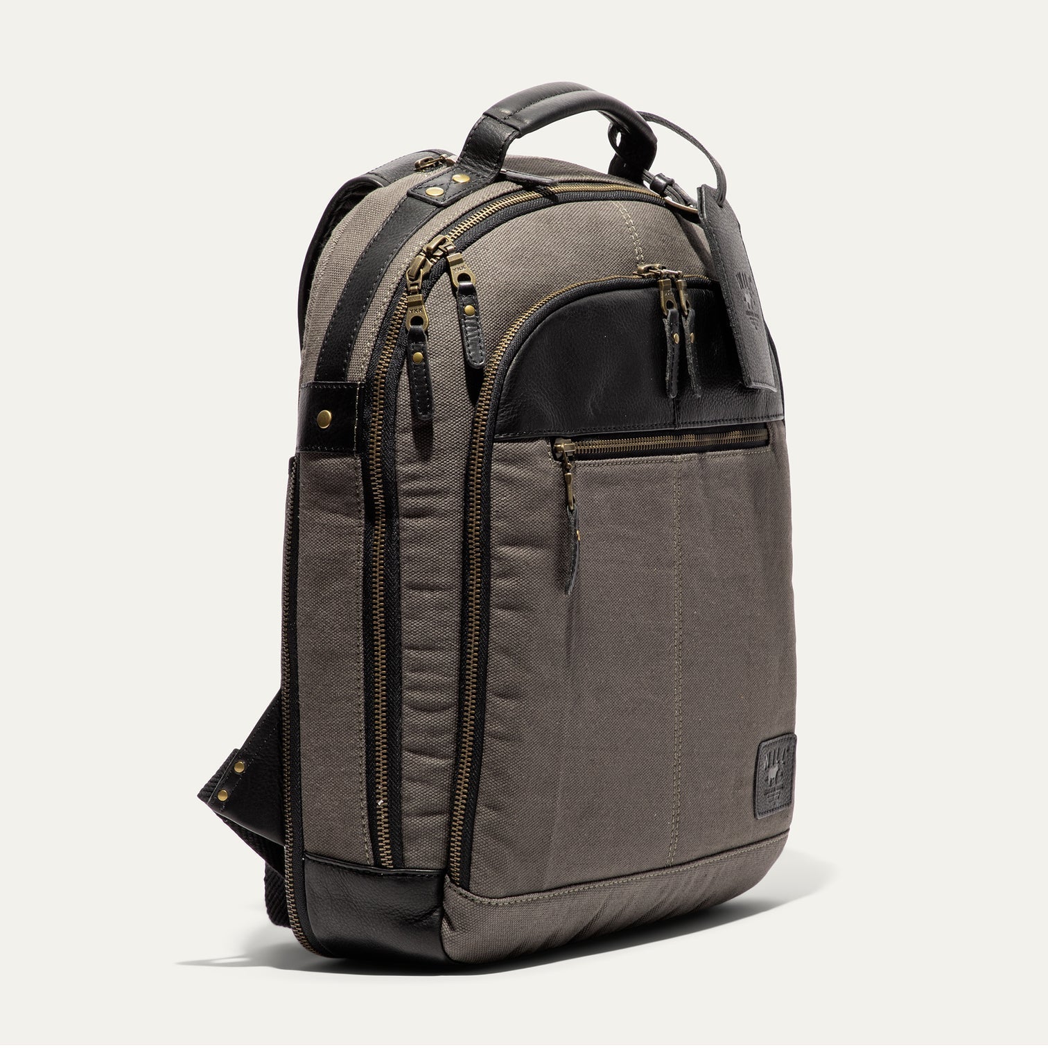 Will Leather Goods Commuter Collection Backpack - Charcoal/Black by Harbour Thread