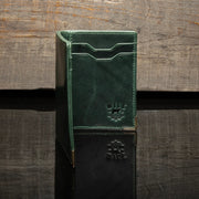 Will Leather Goods Tradesman Slim Wallet - Green by Harbour Thread